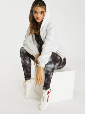 Bluza dziewczęca dresowa z kapturem mess Reporter