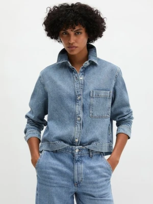 Bluza dżinsowa o luźnym kroju Marc O'Polo modrá