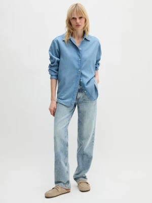 Bluza dżinsowa o regularnym kroju Marc O'Polo modrá