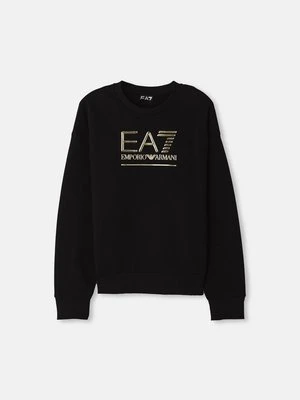 Bluza EA7 Emporio Armani złoty