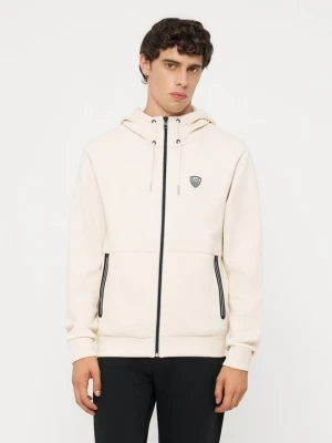 Bluza rozpinana EA7 Emporio Armani biały