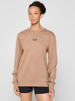 Bluza EA7 Emporio Armani brązowy