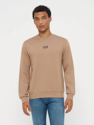 Bluza EA7 Emporio Armani jasny brąz