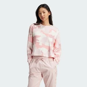 Bluza Essentials 3-Stripes Camo-Print Cropped Adidas