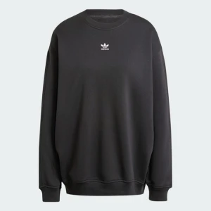Bluza Essentials Fleece Long Oversized Crew Adidas czarny