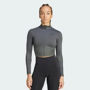 Bluza Hyperglam Rib Zip Thru Adidas
