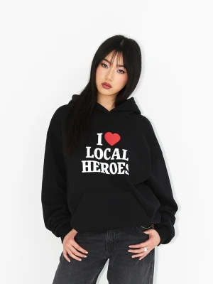 Bluza i heart lh czarna Local Heroes