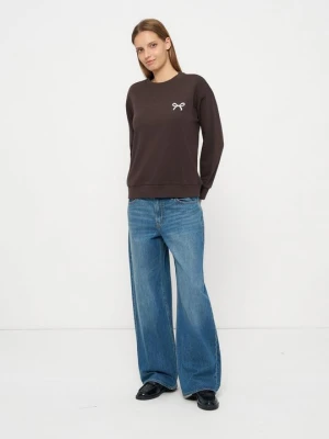 Bluza JDY ciemnobrązowy