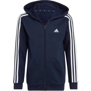 Bluza juniorska Essentials 3-Stripes Fleece Full-Zip Hoodie Adidas