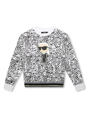 Bluza KARL LAGERFELD biały
