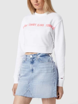 Bluza krótka z bawełny ekologicznej Tommy Jeans