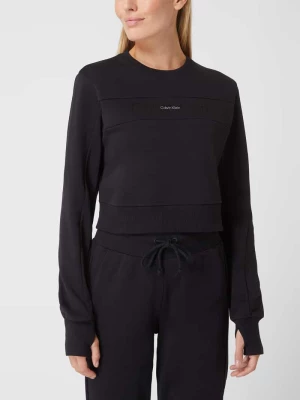 Bluza krótka z dodatkiem bawełny Calvin Klein Performance