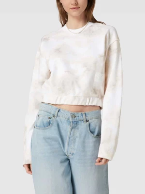 Bluza krótka z efektem batiku model ‘TIE DYE AOP CREW NECK’ Calvin Klein Jeans