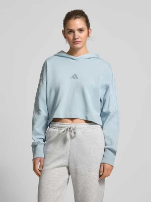 Bluza krótka z kapturem i wyhaftowanym logo ADIDAS SPORTSWEAR