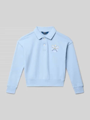 Bluza krótka z kołnierzykiem polo Polo Ralph Lauren Teens