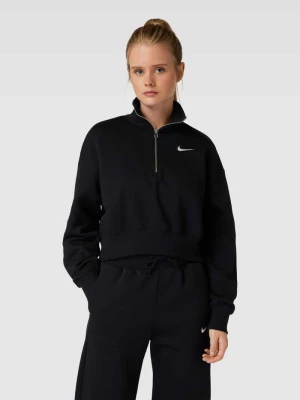 Bluza krótka z krótkim zamkiem błyskawicznym Nike