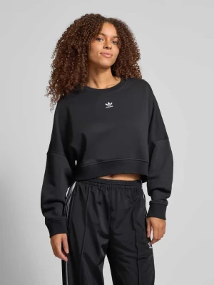 Bluza krótka z wyhaftowanym logo adidas Originals