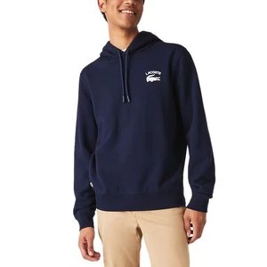 Bluza Lacoste Classic Fit Solid Hooded Sweatshirt SH9660-166 - granatowa