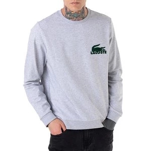 Bluza Lacoste Cotton Fleece Indoor Sweatshirt SH7477-Y9K - szara