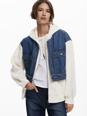 Bluza łączona z dżinsem Desigual