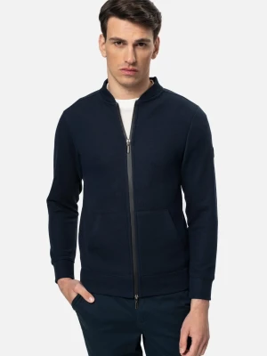 BLUZA LAREDA ROZPINANY GRANATOWA 0001 Z BAWEŁNĄ Recman