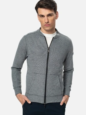 BLUZA LAREDA ROZPINANY GRANATOWA Z BAWEŁNĄ Recman