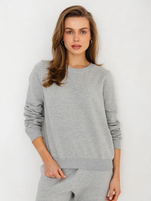 BLUZA LENA SZARY MELANŻ S - Flawless