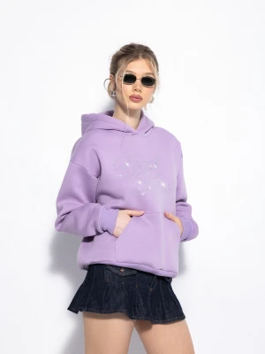 Zdjęcie produktu Bluza lh blush rhinestones lavendowa Local Heroes