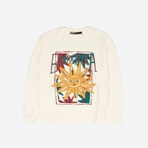 Bluza logo Sun frotte kość słoniowa BIMBA Y LOLA
