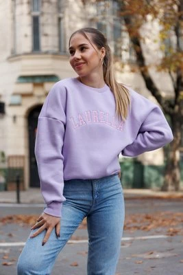 Bluza Lomi Lilac Logo LAURELLA