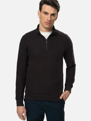 BLUZA LUDRES TROYER/TYPU TROYER BRĄZOWA Z WEŁNĄ Recman