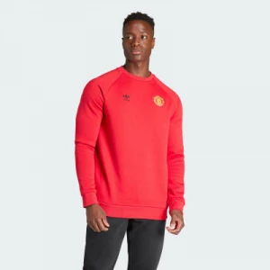 Bluza Manchester United Essentials Trefoil Crew adidas