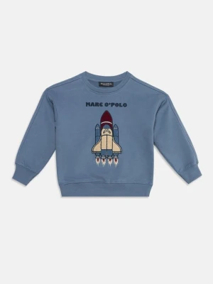 Bluza Marc O'Polo jasnoniebieski melanż