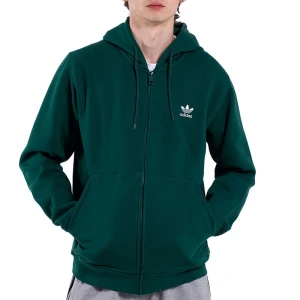 Bluza męska adidas Originals Trefoil Essentials Full-Zip KD1321 - zielona