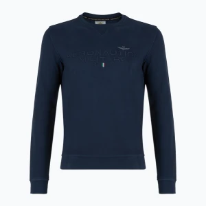 Bluza męska Aeronautica Militare 251FE1985F539 blu navy washed