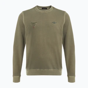 Bluza męska Aeronautica Militare Girocollo military olive washed