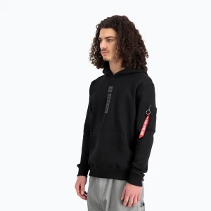 Zdjęcie produktu Bluza męska Alpha Industries Puff Print Hoodie black