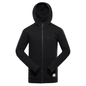 Bluza męska bawełniana z kapturem Lokk Alpine Pro czarny