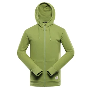 Bluza męska bawełniana z kapturem Lokk Alpine Pro zielony