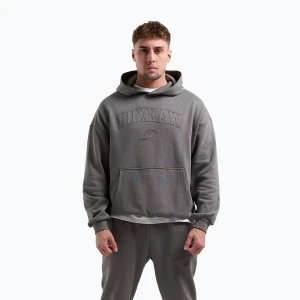 Bluza męska BOXRAW East Street Hoodie distressed grey