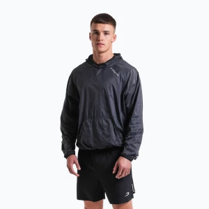 Bluza męska BOXRAW Genaro Oversized Windbreaker Hoodie charcoal