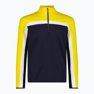 Bluza męska CMP 35L0507 Sweat black/blue/winter sun