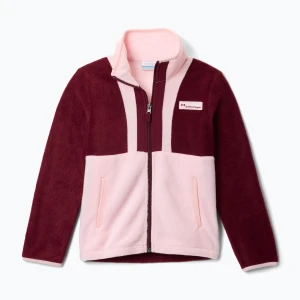 Bluza męska Columbia Back Bowl II Full Zip rich wine/satin pink