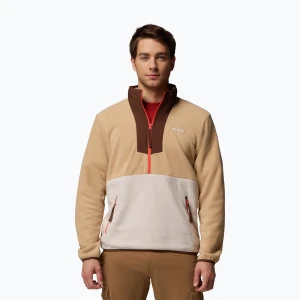 Bluza męska Columbia Sequoia Grove Half Zip Fleece canoe/dark stone/tobacco