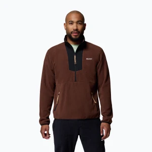 Bluza męska Columbia Sequoia Grove Half Zip Fleece tobacco/black