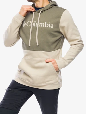 Bluza męska Columbia Trek Colorblock Hoodie - ancient fossil/stone green