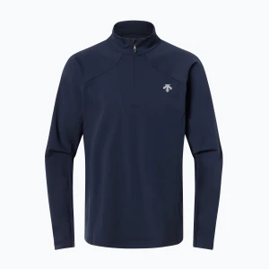Bluza męska Descente Classic T-Neck electric dark night Granatowy