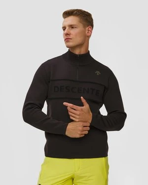 Bluza Męska Descente Half Zip Sweater Czarna