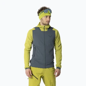 Bluza męska DYNAFIT Blacklight Thermal Hooded Jacket golden lime / 0720 Szary