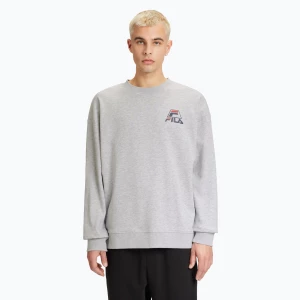 Bluza męska FILA Lahti Crew light grey melange